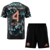 Maglia ufficiale FC Bayern Monaco De Ligt 4 Trasferta 2024-25 per Bambino